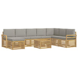 Set divani Legno di Acacia Massello