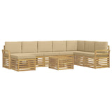 Set divani Legno di Acacia Massello