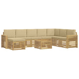 Set divani Legno di Acacia Massello