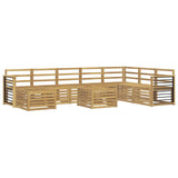 Set divani Legno di Acacia Massello