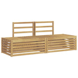 Set di divani da esterno 3 Pezzo Bianco 182,5 x 63 x 73 cm