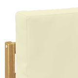 Set di divani da esterno Bianco 59 x 59 x 37 cm Poliestere