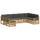 Set divani Legno di Acacia Massello