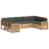 Set divani Legno di Acacia Massello