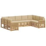 Set divani Legno di Acacia Massello