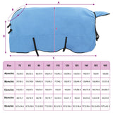 Coperta per Cavalli Aqua Completo 135 cm Poliestere