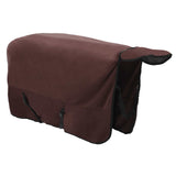 Coperta per Cavalli Marrone Scuro Completo 155 cm Poliestere