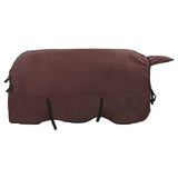 Coperta per Cavalli Marrone Scuro Completo 165 cm Poliestere