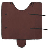 Coperta per Cavalli Marrone Scuro Completo 165 cm Poliestere