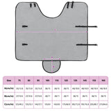 Coperta per Cavalli Grigio chiaro e rosa completo 75 cm