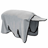 Coperta per Cavalli Grigio chiaro e rosa completo 85 cm
