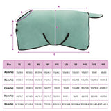 Coperta per Cavalli Verde speciale 95 cm Poliestere