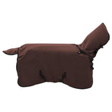Coperta per Cavalli Marrone Scuro Completo 85 cm Poliestere