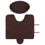 Coperta per Cavalli Marrone Scuro Completo 105 cm Poliestere
