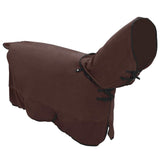 Coperta per Cavalli Marrone Scuro Completo 125 cm Poliestere