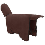 Coperta per Cavalli Marrone Scuro Completo 135 cm Poliestere