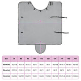 Coperta per Cavalli Grigio chiaro e rosa completo 85 cm