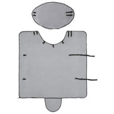 Coperta per Cavalli Grigio chiaro e rosa completo 95 cm