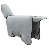Coperta per Cavalli Grigio chiaro e rosa completo 125 cm