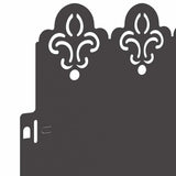 Bordure per prato 30 pcs Nero 103 x 0,05 x 22 cm Acciaio