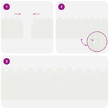 Bordure per prato 10 pcs Bianco 103 x 0,05 x 22 cm Acciaio