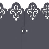 Bordure per prato 10 pcs Antracite 103 x 0,05 x 22 cm Acciaio