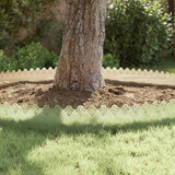 Bordure per prato 10 pcs Argento 103 x 0,05 x 22 cm