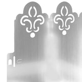 Bordure per prato 30 pcs Argento 103 x 0,05 x 22 cm