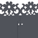 Bordure per prato 10 pcs Antracite 103 x 0,05 x 22 cm Acciaio