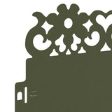 Bordure per prato 30 pcs Verde oliva 103 x 0,05 x 22 cm Acciaio