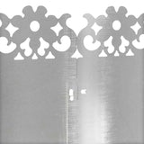 Bordure per prato 10 pcs Argento 103 x 0,05 x 22 cm