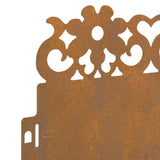 Bordure per prato 30 pcs Ruggine 103 x 0,05 x 22 cm