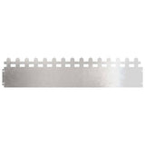 Bordure per prato 30 pcs Argento 103 x 0,05 x 22 cm