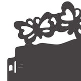 Bordure per prato 10 pcs Nero 103 x 0,05 x 22 cm Acciaio