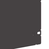 Bordure per prato 20 pcs Nero 103 x 0,05 x 22 cm Acciaio