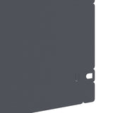 Bordure per prato 10 pcs Antracite 103 x 0,05 x 22 cm Acciaio