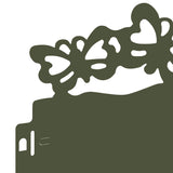 Bordure per prato 30 pcs Verde oliva 103 x 0,05 x 22 cm Acciaio