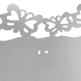 Bordure per prato 10 pcs Argento 103 x 0,05 x 22 cm