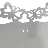 Bordure per prato 30 pcs Argento 103 x 0,05 x 22 cm