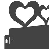 Bordure per prato 20 pcs Nero 103 x 0,05 x 22 cm Acciaio