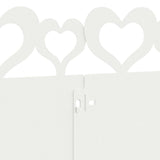 Bordure per prato 10 pcs Bianco 103 x 0,05 x 22 cm Acciaio