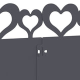 Bordure per prato 30 pcs Antracite 103 x 0,05 x 22 cm Acciaio