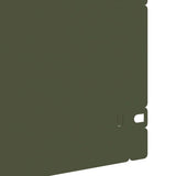 Bordure per prato 30 pcs Verde oliva 103 x 0,05 x 22 cm Acciaio