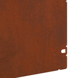 Bordure per prato 20 pcs Ruggine 103 x 0,05 x 22 cm