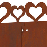 Bordure per prato 20 pcs Ruggine 103 x 0,05 x 22 cm