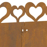 Bordure per prato 30 pcs Ruggine 103 x 0,05 x 22 cm