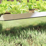 Recinto per lumache 4 pcs Argento 50 x 3,5 x 25 cm