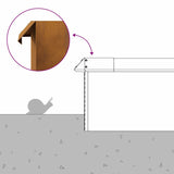 Recinto per lumache Ruggine 50 x 3,5 x 25 cm
