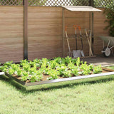 Recinto per lumache 16 pcs Argento 100 x 3,5 x 25 cm