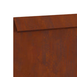 Recinto per lumache 4 pcs Ruggine 100 x 3,5 x 25 cm